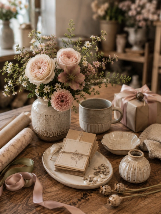 Decorazioni e piccoli oggetti scelti come regalo