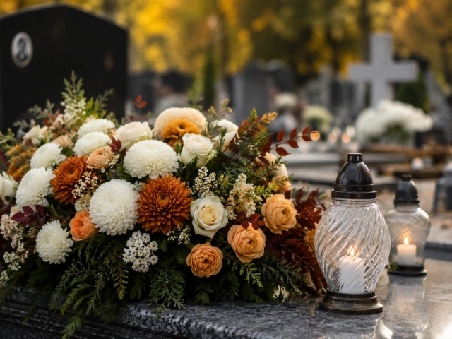 Composizioni floreali per Ognissanti e commemorazione dei defunti