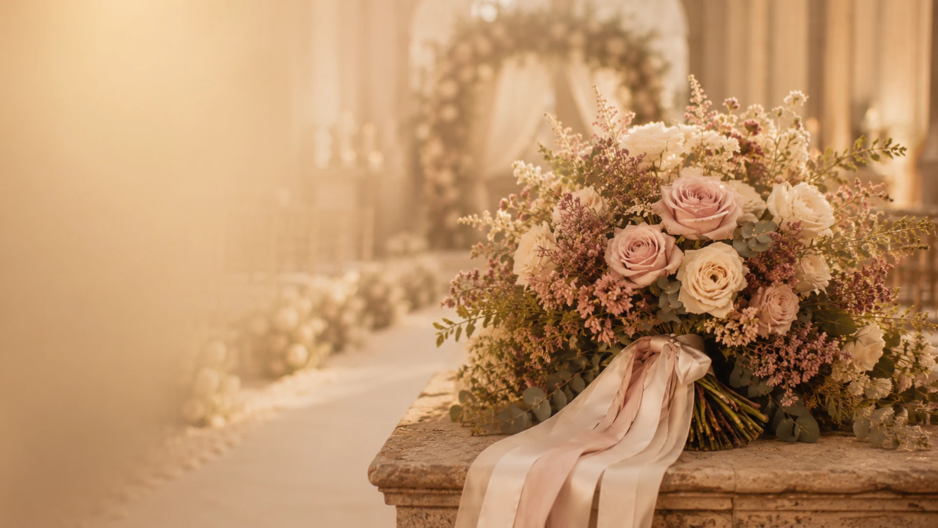 Allestimento floreale per matrimonio a Marostica